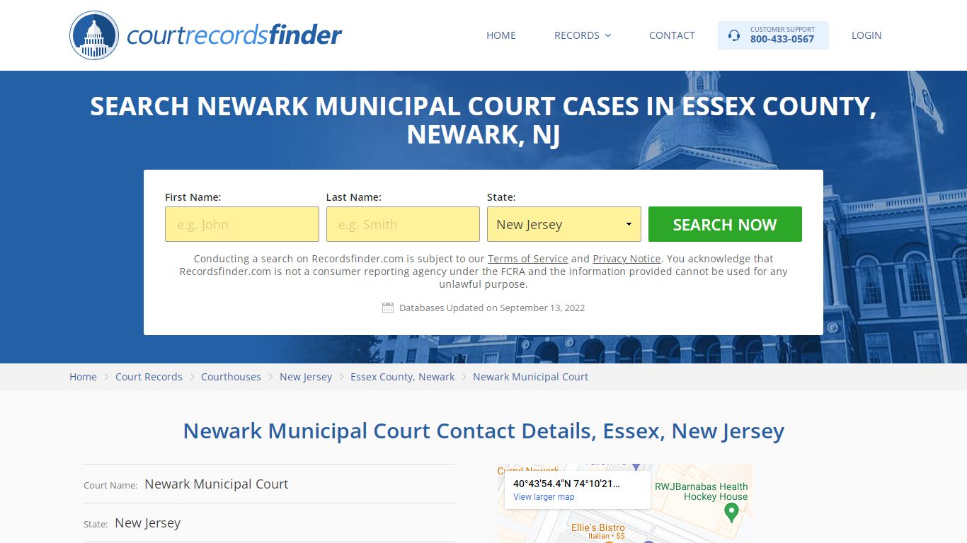 Newark Municipal Court Case Search - RecordsFinder